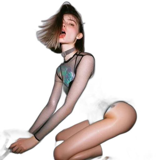 hair, dress, concept art, photorealistic transparent PNG cut-out