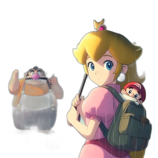 crown, dress, weapon, staff transparent PNG cut-out