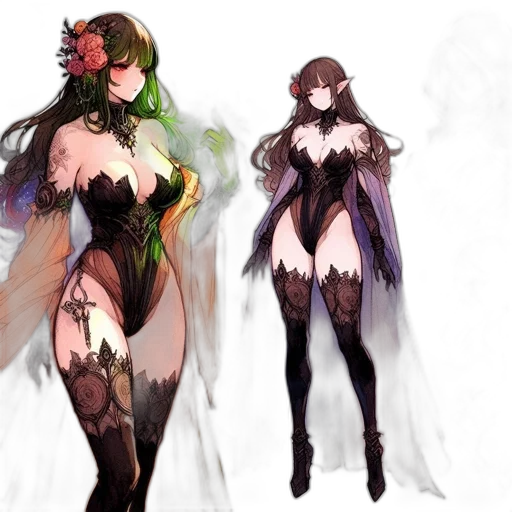 concept art, fantasy art, pixel art, anime transparent PNG cut-out