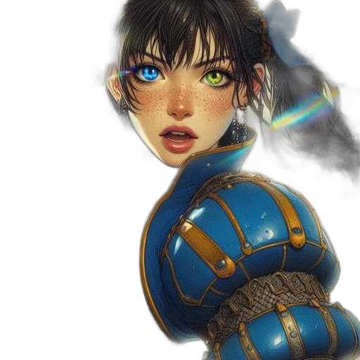 robot, face, mask, weapon transparent PNG cut-out