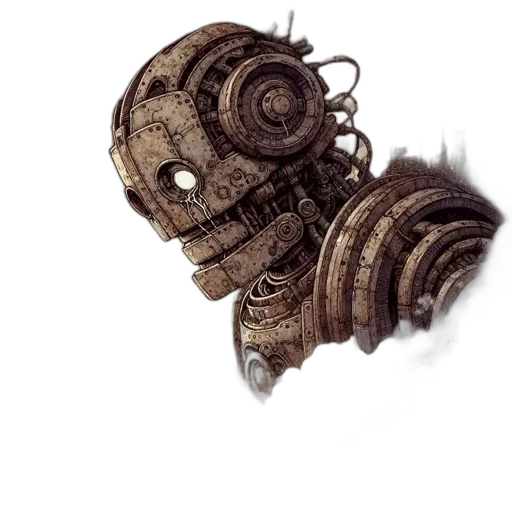 robot, mask, weapon, face transparent PNG cut-out