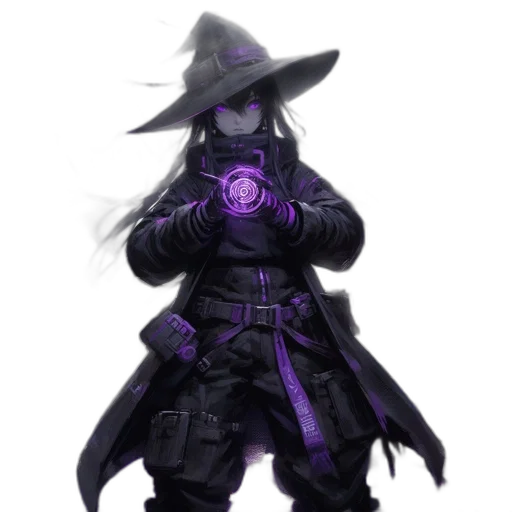 staff, mask, hat, jacket transparent PNG cut-out