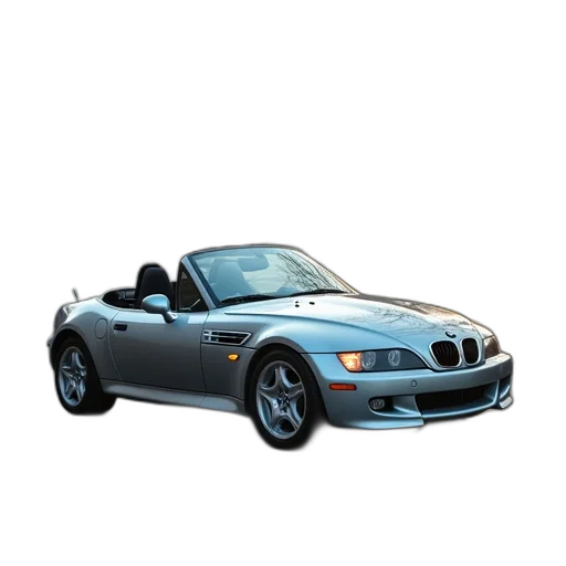 car, 3d render, photorealistic, silver transparent PNG cut-out