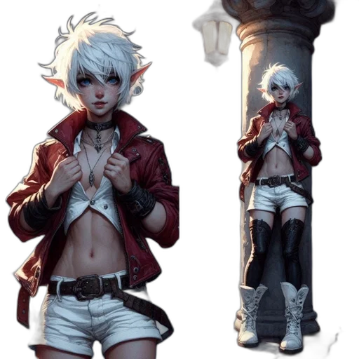 jacket, weapon, staff, concept art transparent PNG cut-out