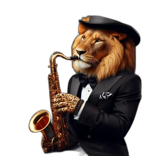 animal, staff, hat, photorealistic transparent PNG cut-out