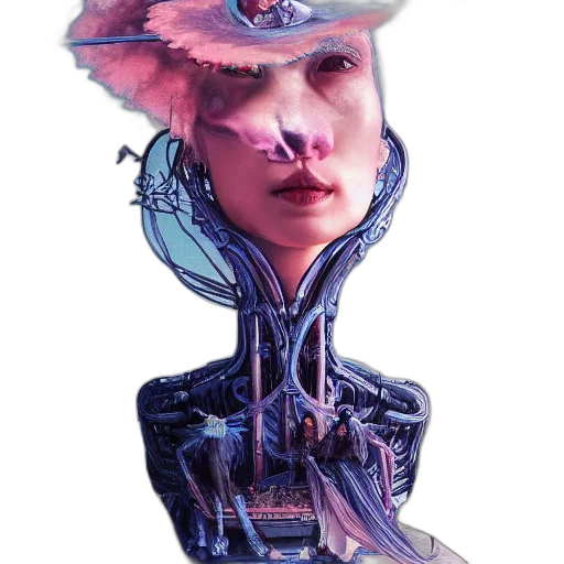 robot, face, mask, creature transparent PNG cut-out