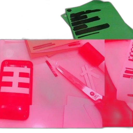 neon, vibrant, pink, table transparent PNG cut-out