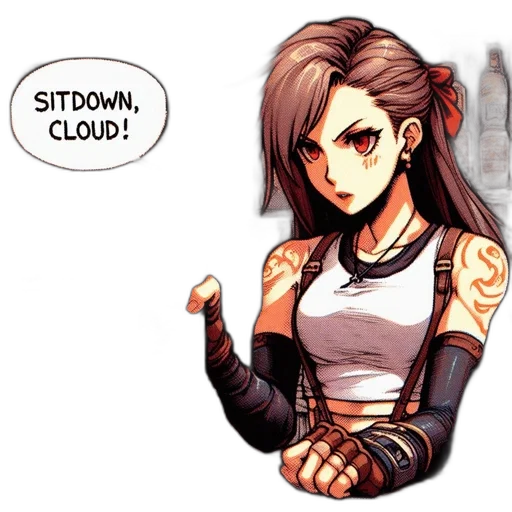 staff, concept art, comic book art, cyberpunk transparent PNG cut-out