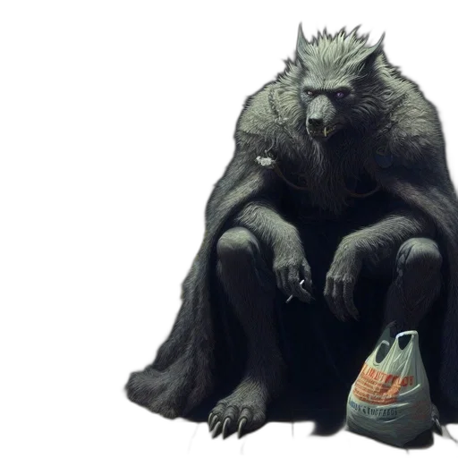 creature, animal, mask, shoes transparent PNG cut-out