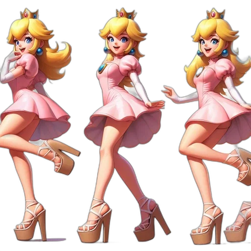 dress, concept art, 3d render, pixel art transparent PNG cut-out