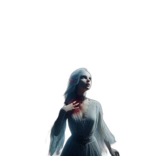 dress, creature, robot, face transparent PNG cut-out