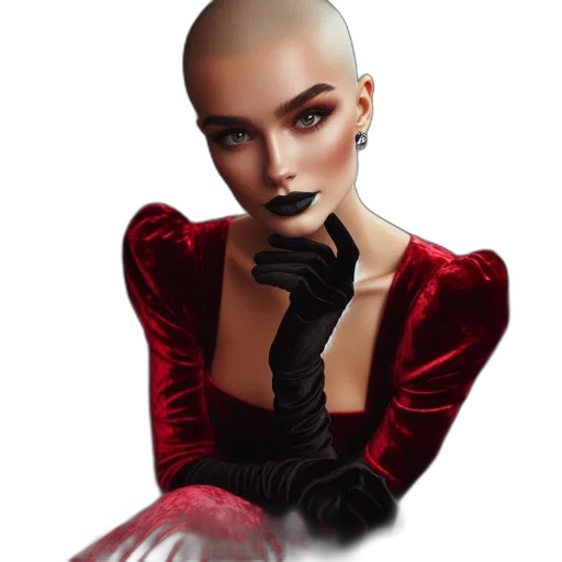 jewelry, mask, face, hair transparent PNG cut-out
