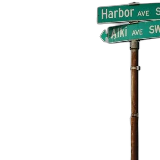sword, 3d render, city street, fog transparent PNG cut-out