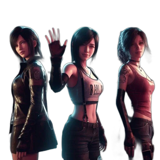 concept art, 3d render, cyberpunk, photorealistic transparent PNG cut-out