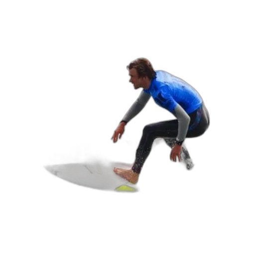 shoes, 3d render, surfer, blue transparent PNG cut-out