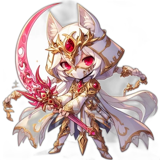 staff, weapon, mask, fantasy art transparent PNG cut-out