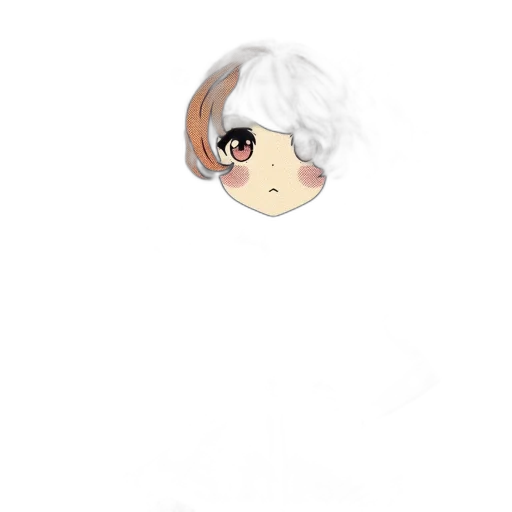 hair, face, creature, mask transparent PNG cut-out