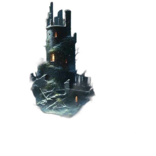 crown, building, weapon, robot transparent PNG cut-out