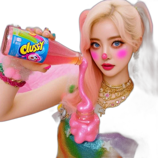 bottle, photorealistic, concept art, vaporwave transparent PNG cut-out
