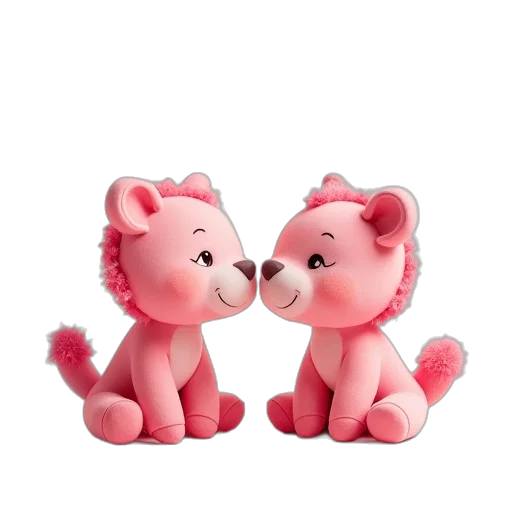 3d render, photorealistic, pair, two transparent PNG cut-out