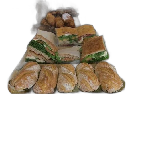 food, 3d render, photorealistic, variety transparent PNG cut-out