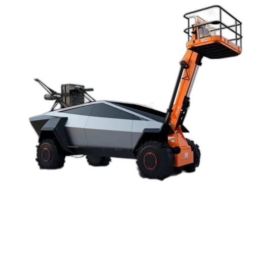 robot, car, weapon, staff transparent PNG cut-out