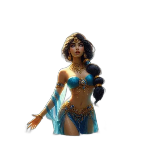 fantasy art, concept art, comic book art, 3d render transparent PNG cut-out