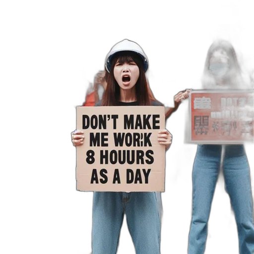 protest, group, gathers, led transparent PNG cut-out