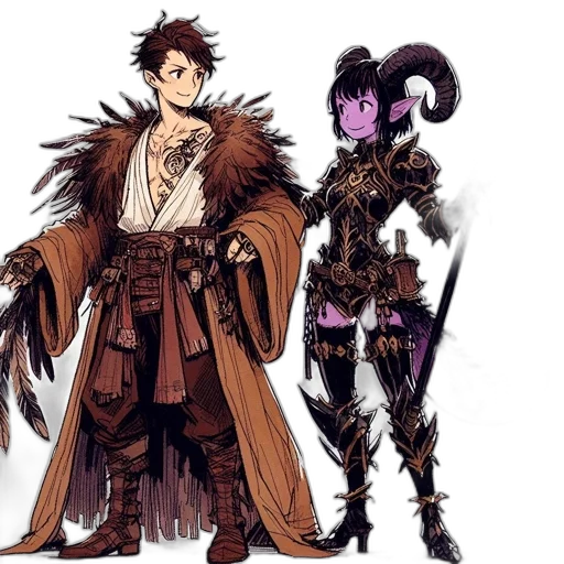 concept art, fantasy art, comic book art, pixel art transparent PNG cut-out