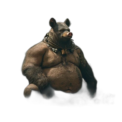 animal, creature, staff, weapon transparent PNG cut-out
