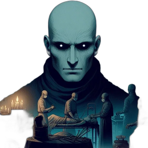 concept art, comic book art, fantasy art, cyberpunk transparent PNG cut-out