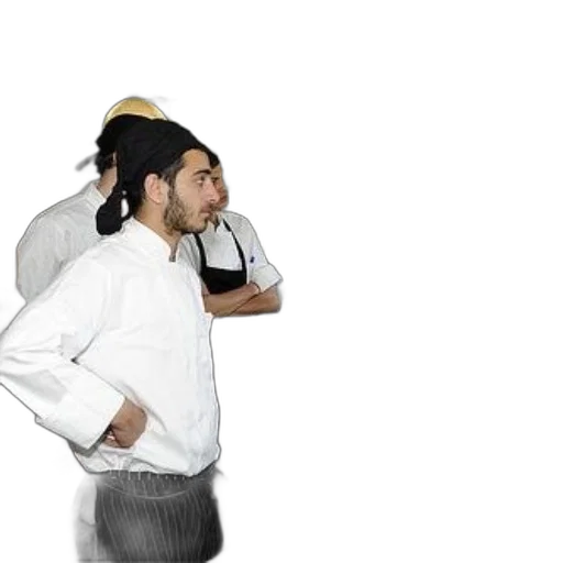 hat, staff, jacket, food transparent PNG cut-out