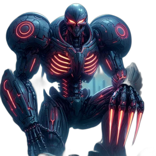 robot, creature, concept art, comic book art transparent PNG cut-out