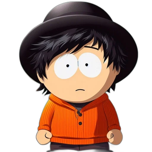 hat, staff, jacket, face transparent PNG cut-out