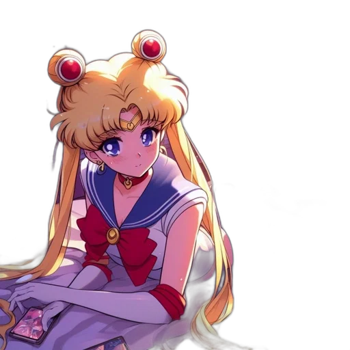 dress, anime, pixel art, vaporwave transparent PNG cut-out