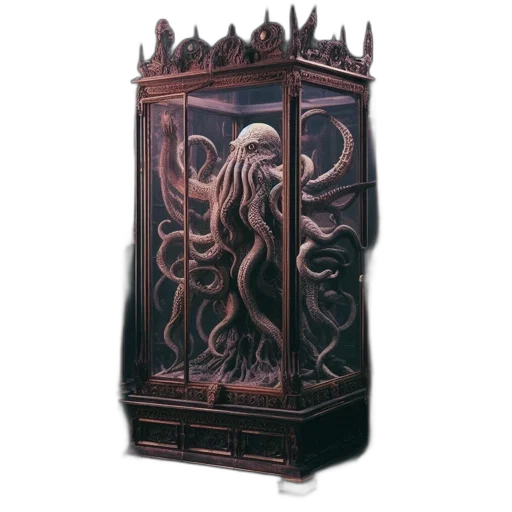 furniture, creature, crown, dress transparent PNG cut-out