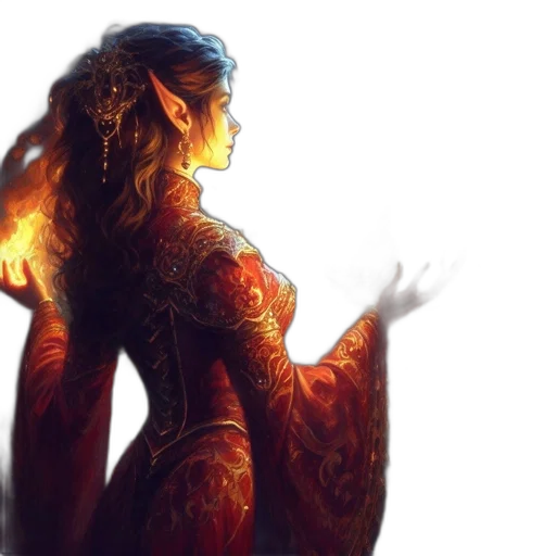 dragon, dress, fantasy art, concept art transparent PNG cut-out