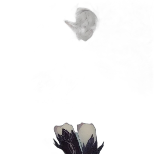 flower, crown, mask, creature transparent PNG cut-out
