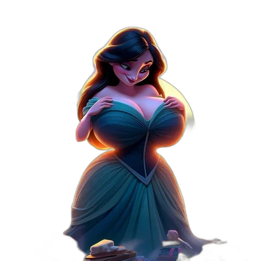 dress, jewelry, concept art, fantasy art transparent PNG cut-out