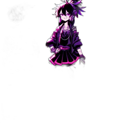 staff, dress, flower, creature transparent PNG cut-out