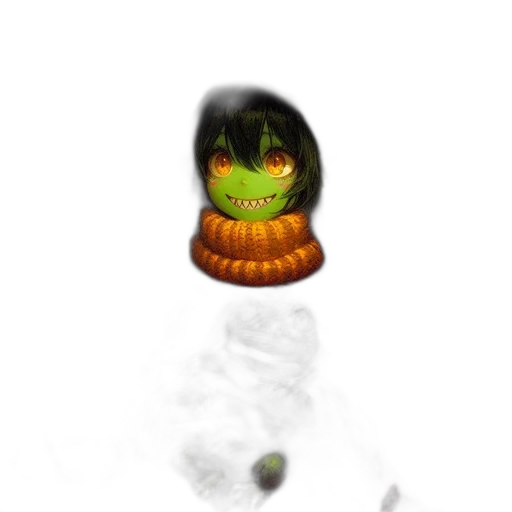 mask, creature, staff, robot transparent PNG cut-out