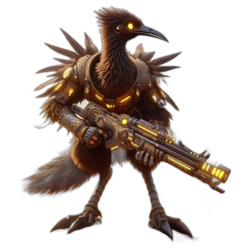 weapon, animal, concept art, fantasy art transparent PNG cut-out