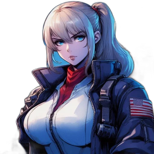 jacket, robot, weapon, anime transparent PNG cut-out