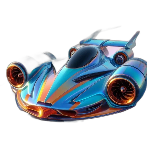 car, dragon, weapon, 3d render transparent PNG cut-out