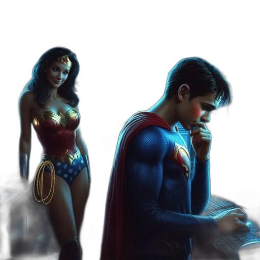 comic book art, concept art, fantasy art, photorealistic transparent PNG cut-out