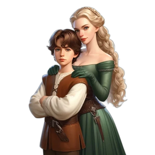 fantasy art, concept art, oil painting, photorealistic transparent PNG cut-out