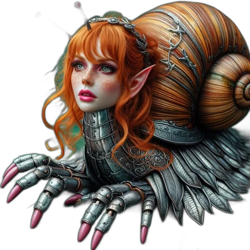 creature, hair, fantasy art, concept art transparent PNG cut-out