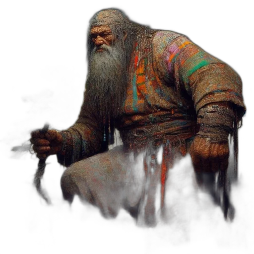 staff, creature, sword, face transparent PNG cut-out