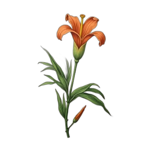 flower, crown, staff, jewelry transparent PNG cut-out