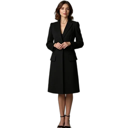 jacket, staff, dress, jewelry transparent PNG cut-out